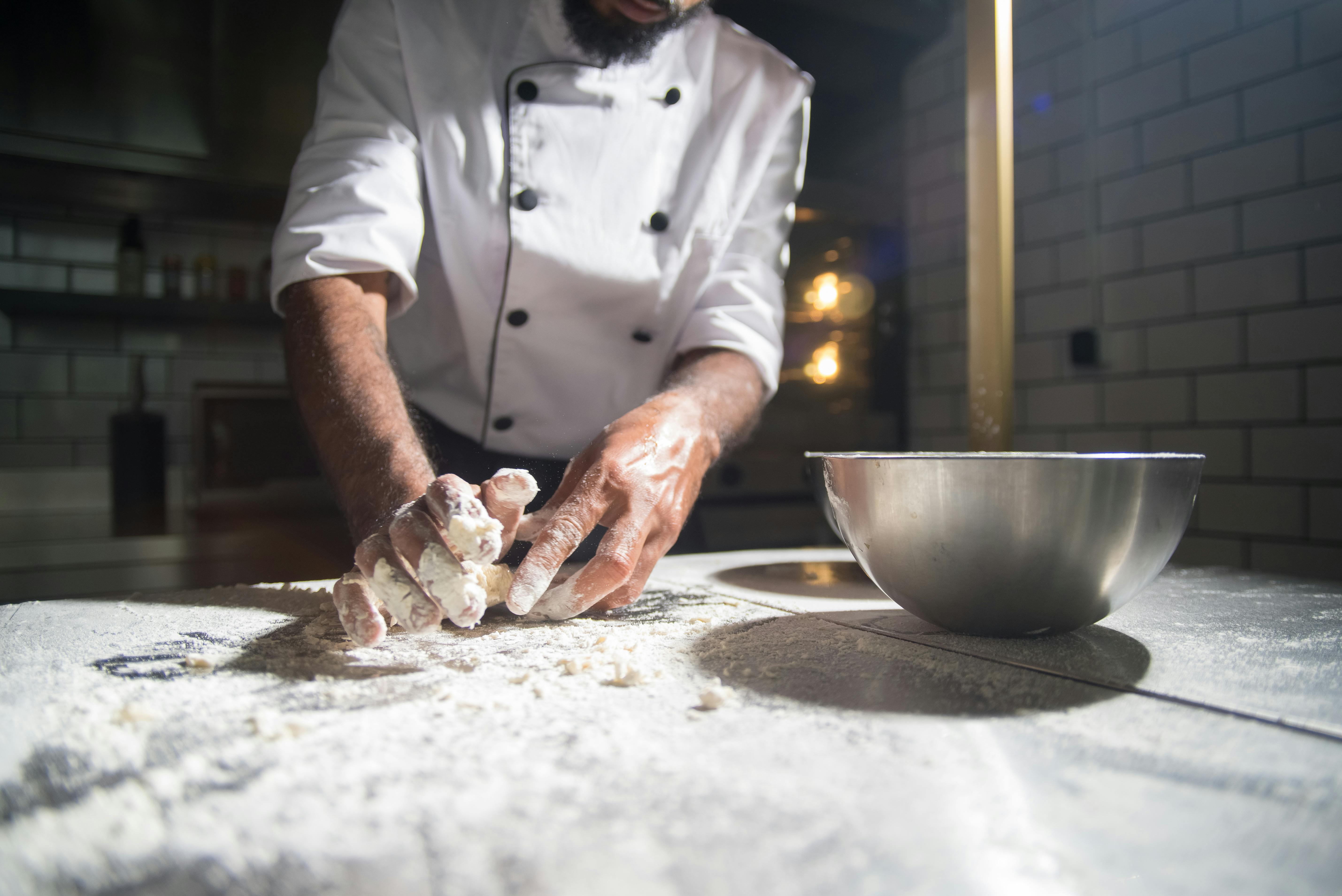 Chef in kitchen